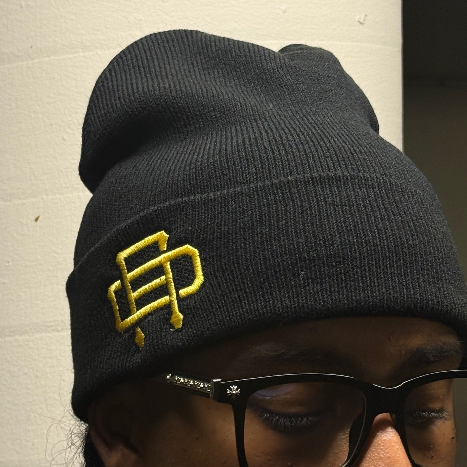 DIAMANTÉ MONGRAM BEANIES