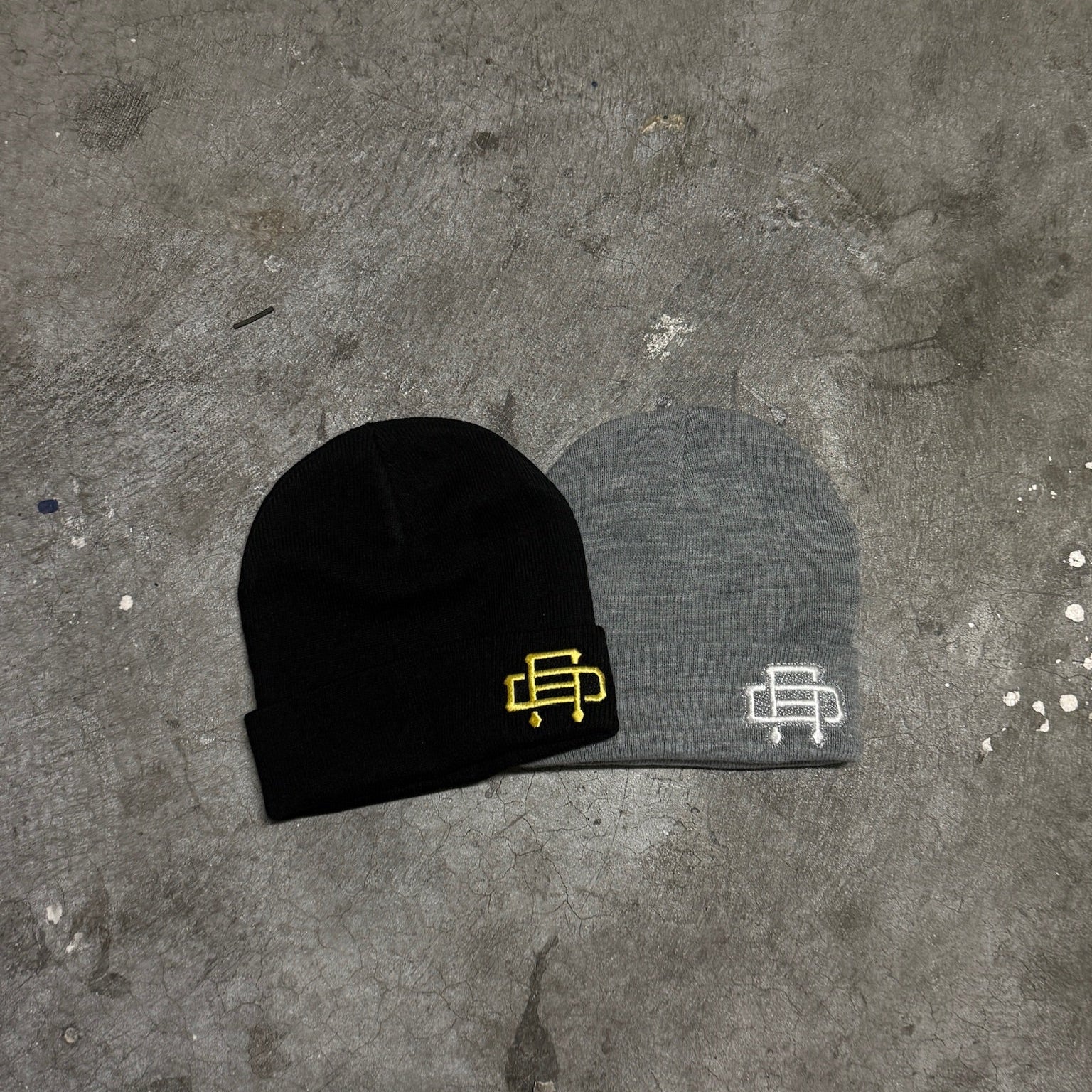 DIAMANTÉ MONGRAM BEANIES
