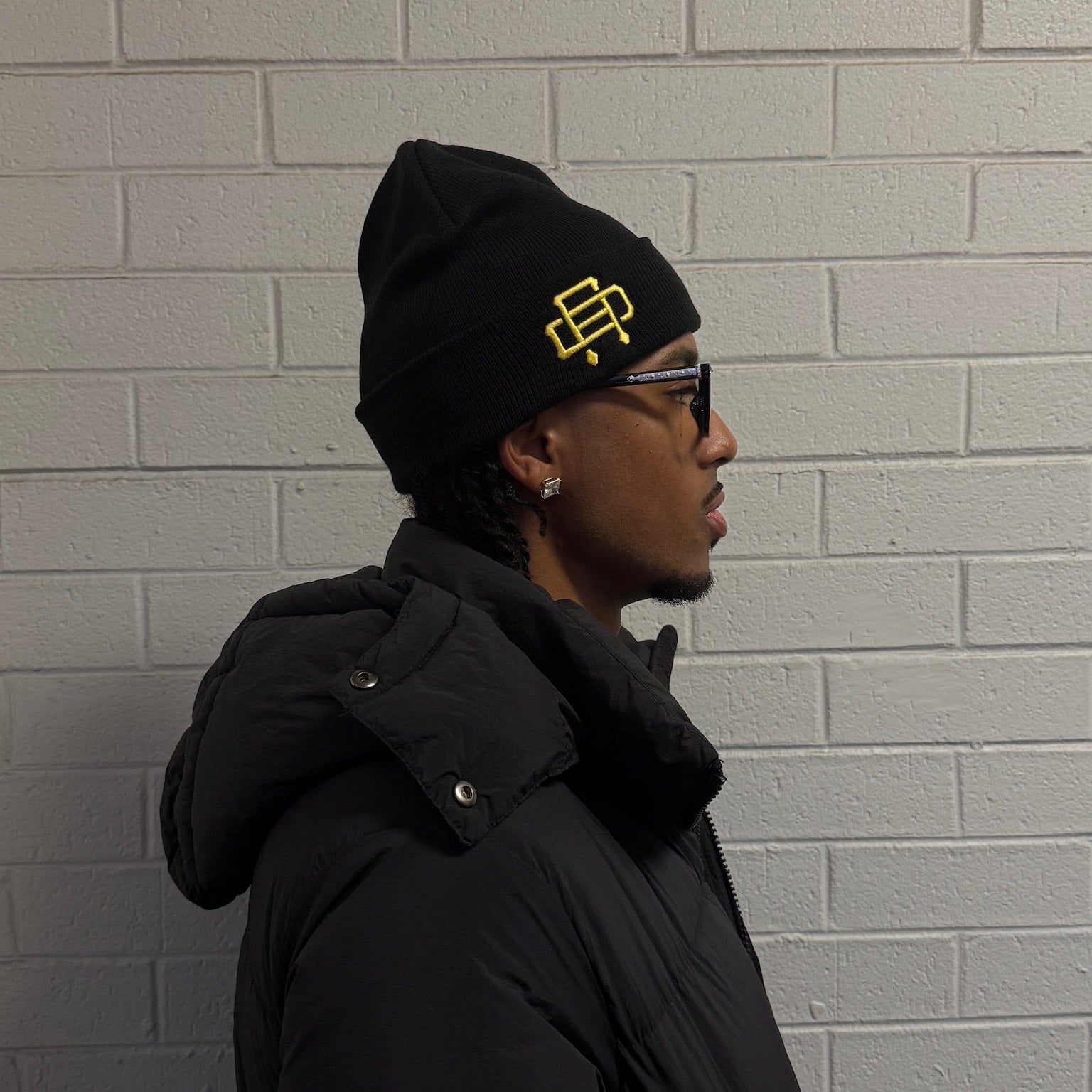 DIAMANTÉ MONGRAM BEANIES